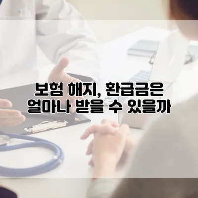 보험 해지, 환급금은 얼마나 받을 수 있을까?