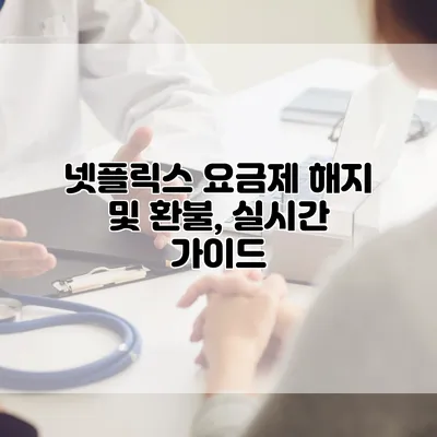 넷플릭스 요금제 해지 및 환불, 실시간 가이드