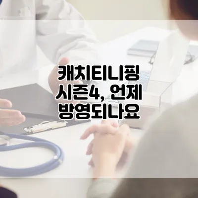 캐치티니핑 시즌4, 언제 방영되나요?